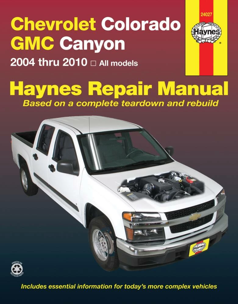 Haynes Chevrolet Colorado Repair Manual, 24027, 2004-2012 4 Haynes Chevrolet Colorado Repair Manual, 24027, 2004-2012 - Image 2