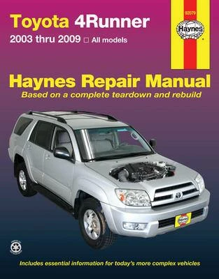 Haynes Repair Manual, Toyota 4Runner 4 Haynes Repair Manual, Toyota 4Runner - Image 2