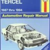 Haynes Automotive Manual, 92085 -NGK shop 92085 toyota tercel 87 94 8899c89e 09e2 4118 95e3 11ce9e349d9f