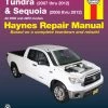 Haynes Repair Manual, Toyota Tundra, 2007-2012 And Sequoia, 2008-2012 -NGK shop 92179 toyota tundra 07 12 sequoia 08 12 221e7a0c f2bb 46e0 b567 0c5598d72346
