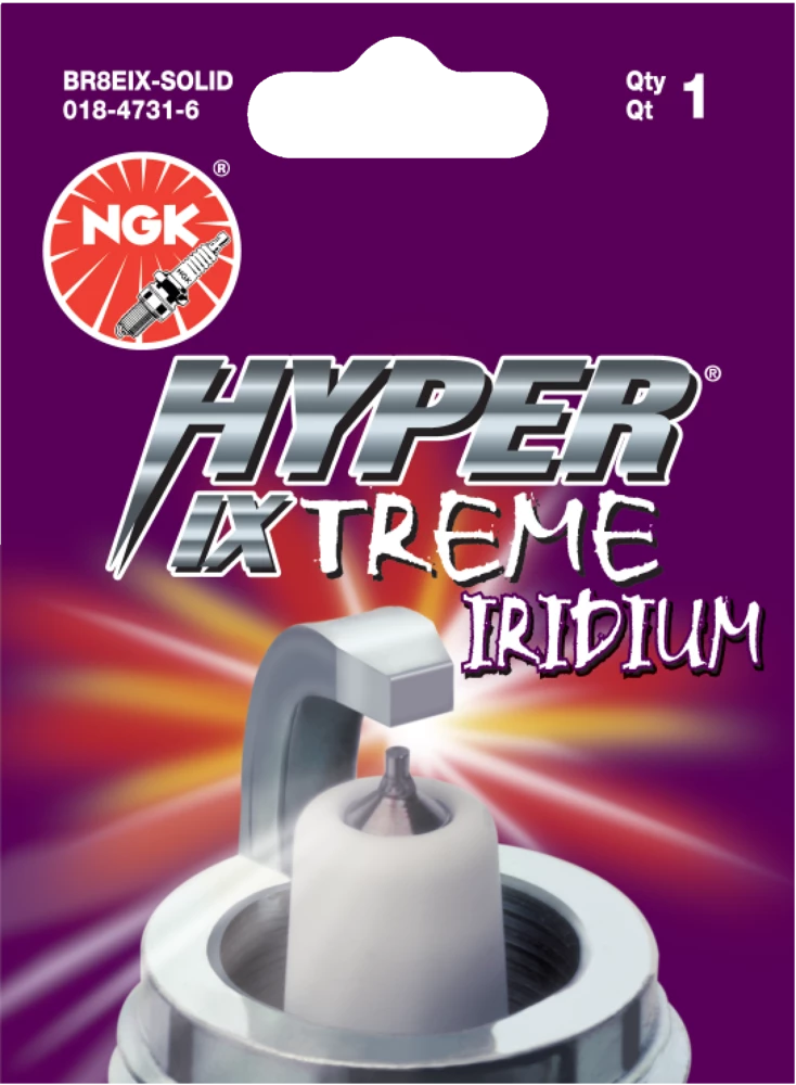 NGK 3089 BR9EIX-SOLID Hyper IX Treme Iridium Spark Plug 5 NGK 3089 BR9EIX-SOLID Hyper IX Treme Iridium Spark Plug - Image 3